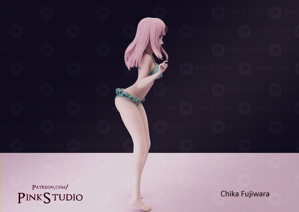 Chika (Bikini) | Pin-Up Fan Art | Pink Studio