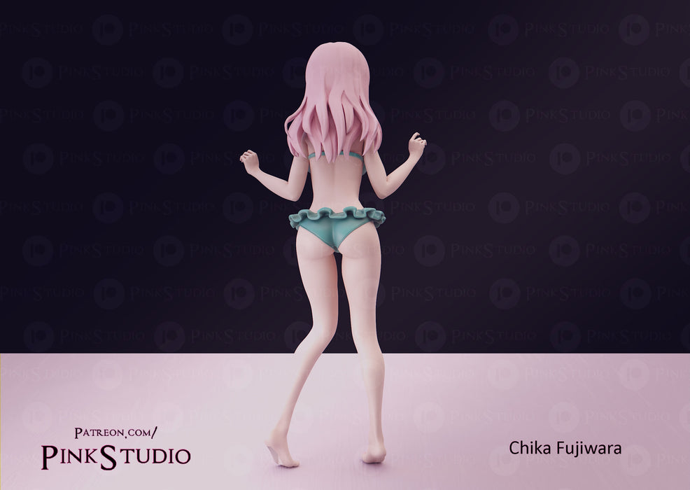 Chika (Statue) | Pin-Up Fan Art | Pink Studio