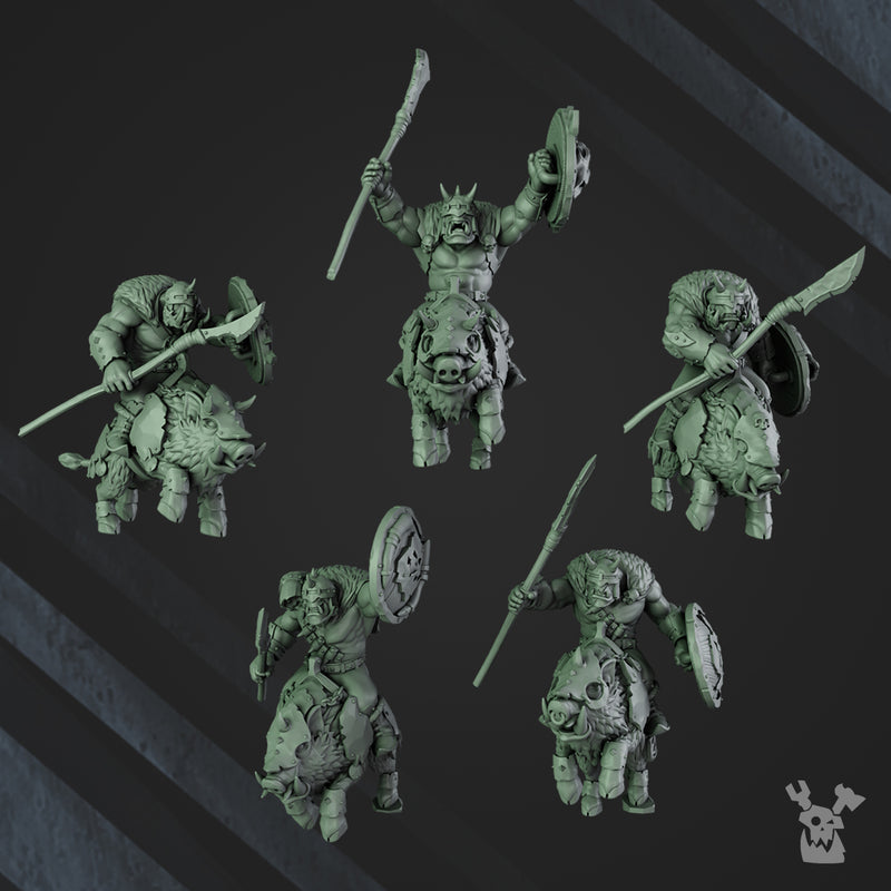 Porkaz Riderz Miniatures | Orc Marauders | Grimdark Miniature | DakkaDakka