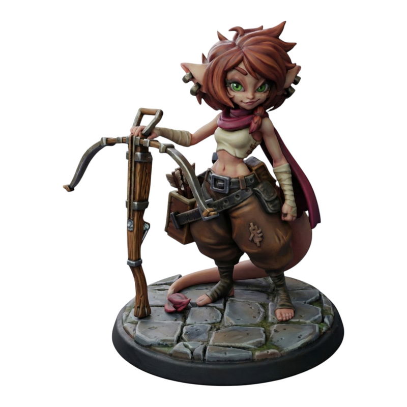 Goblin Ranger Maia | Super Hero | Fantasy Miniature | Twin Goddess Miniatures