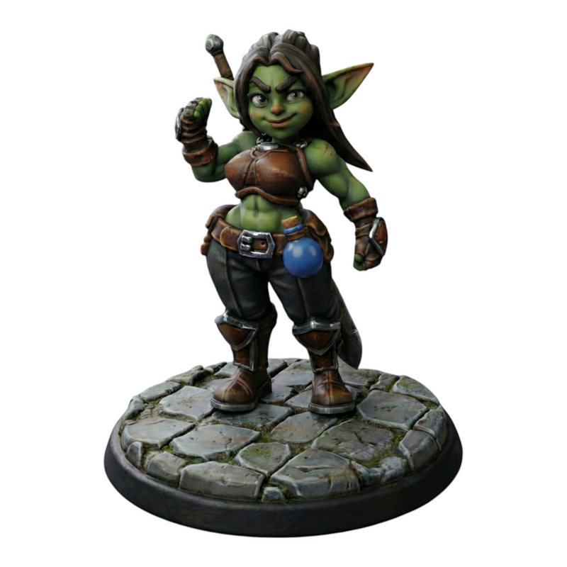 Blix the Goblin | Oaken Hollow Heroes Vol 3| Fantasy Miniature | Twin Goddess Miniatures