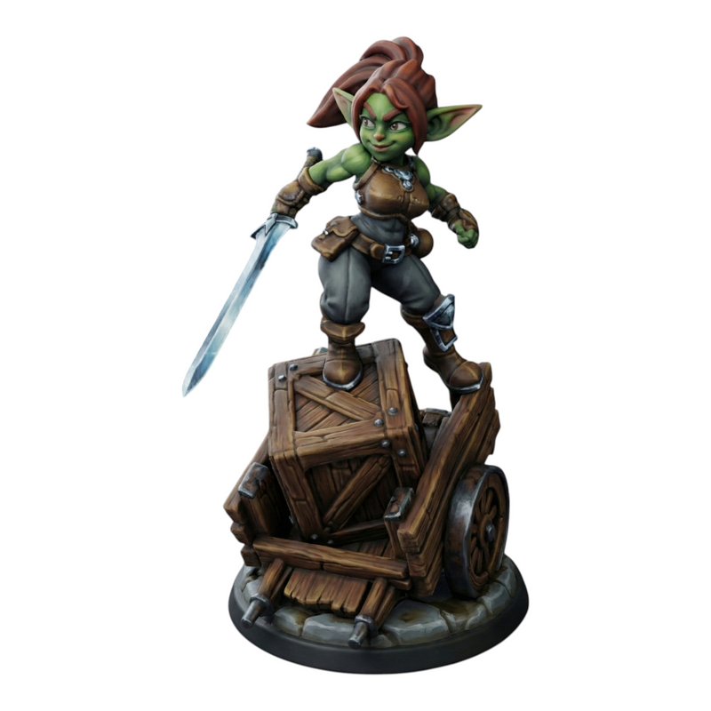 Blix the Goblin B | Oaken Hollow Heroes Vol 3| Fantasy Miniature | Twin Goddess Miniatures