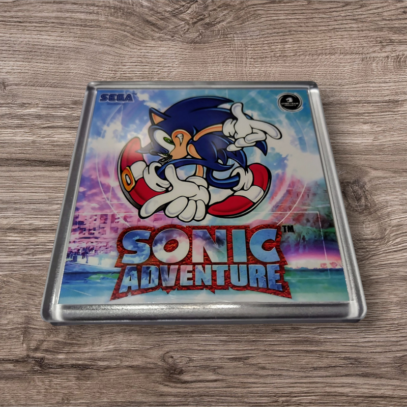 Dreamcast Sonic Adventure - Retro Gaming Box Art Gift Coasters