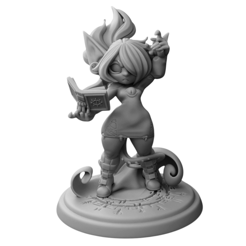 Bitter Candy the Mimic Dress Goblin | Twin Goddess Miniatures