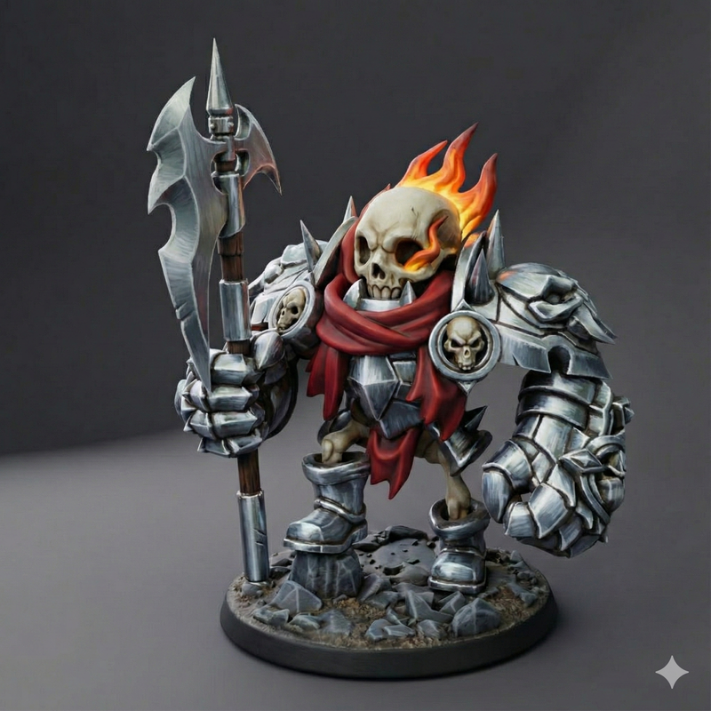 Gary the Skeleton | Lv 99 Boss Monsters | Fantasy Miniature | Twin Goddess Miniatures