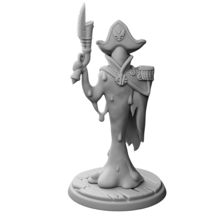 Plasmoid Captain | Spell Jammer | Fantasy Miniature | Twin Goddess Miniatures