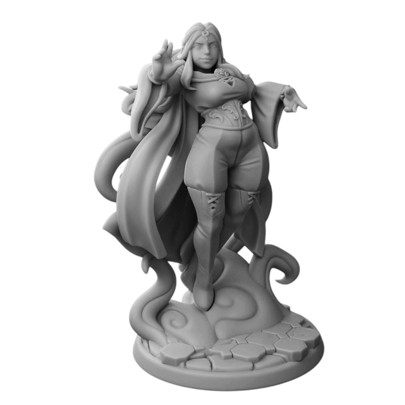 Victoria the Sorceress | Fantasy Miniature | Twin Goddess Miniatures