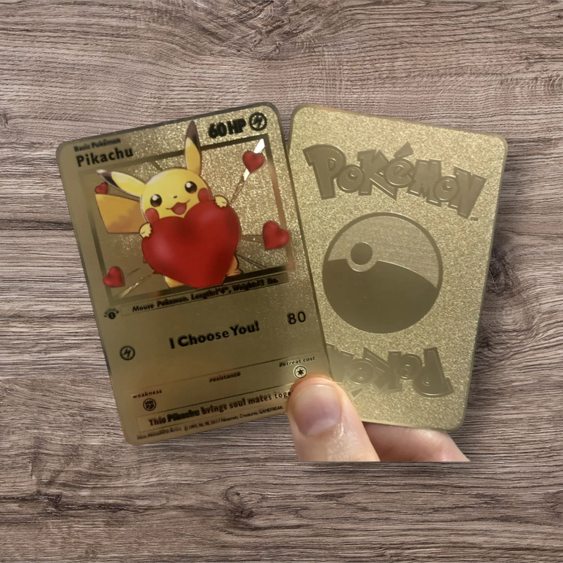 Anniversary I Choose You Pikachu - Metal Pokemon Card