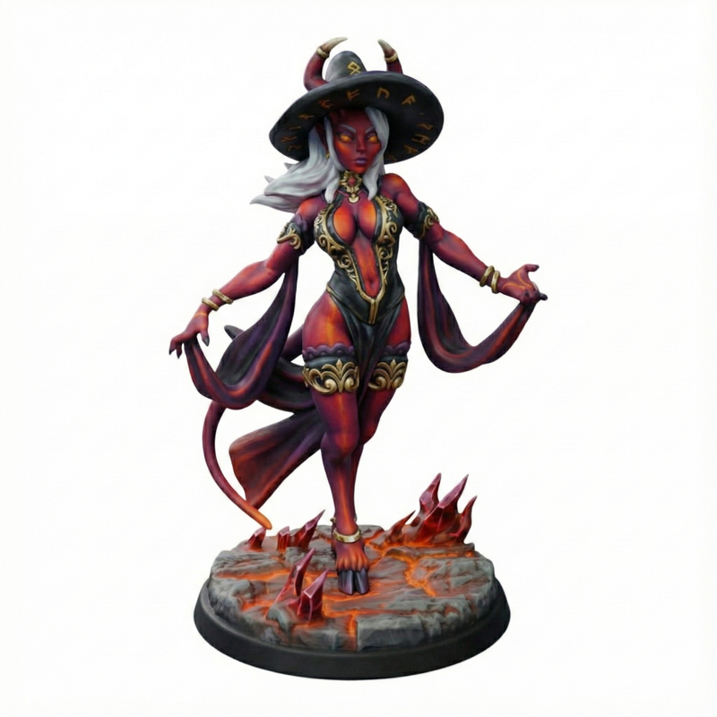 Alytress the Witch | Strahdsilvania | Fantasy Miniature | Twin Goddess Miniatures