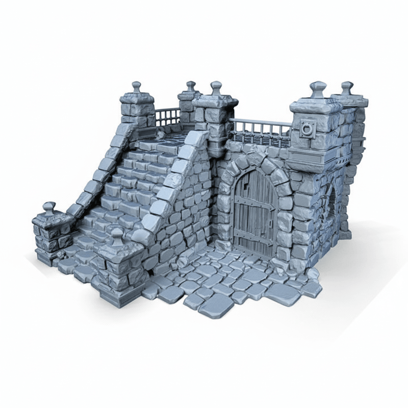Ruined Big Platform - 28mm DND/Wargame/RPG Terrain