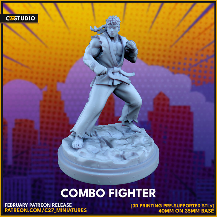 Combo Fighter | Heroes | Sci-Fi Miniature | C27 Studio