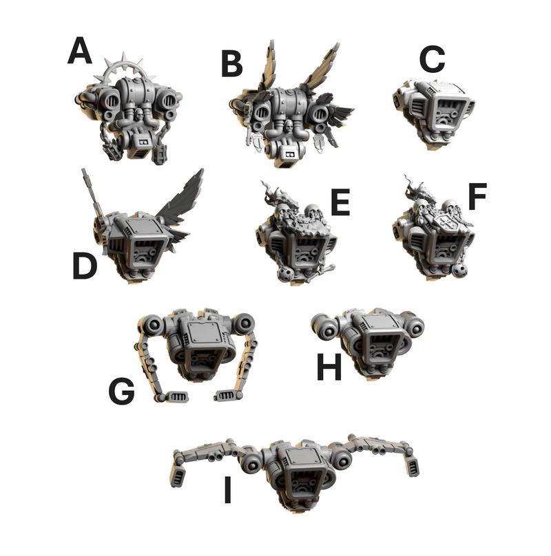 Jump Packs | Eternal Pilgrims | Conversion Bits For 28mm 32mm Sci-fi Space Knights