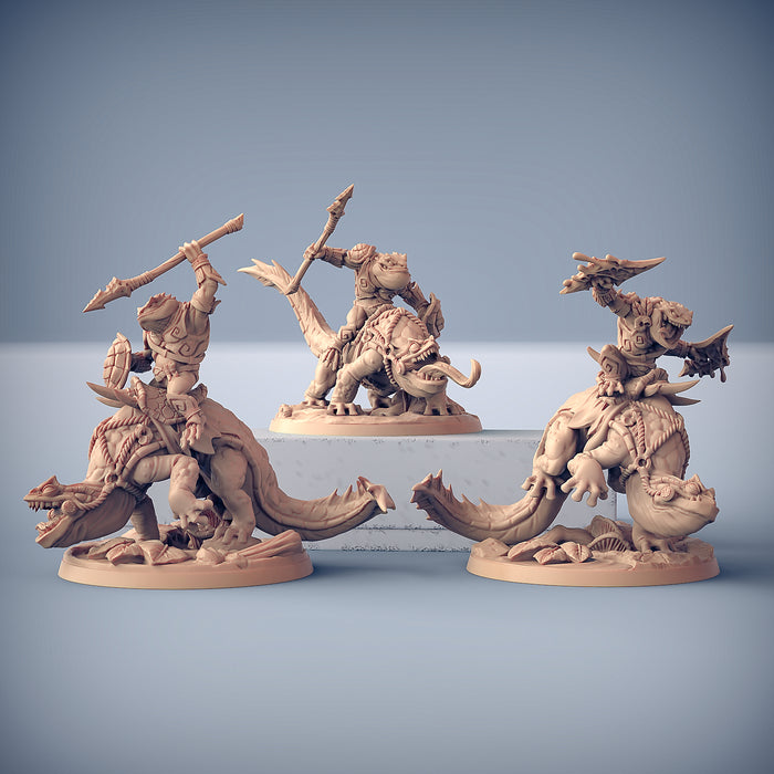 Swamp Gurunda Miniatures (Full Set) | Fantasy D&D Miniature | Artisan Guild