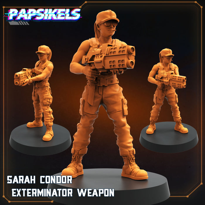 Sarah Condor Exterminator Weapon | Specials | Sci-Fi Miniature | Papsikels