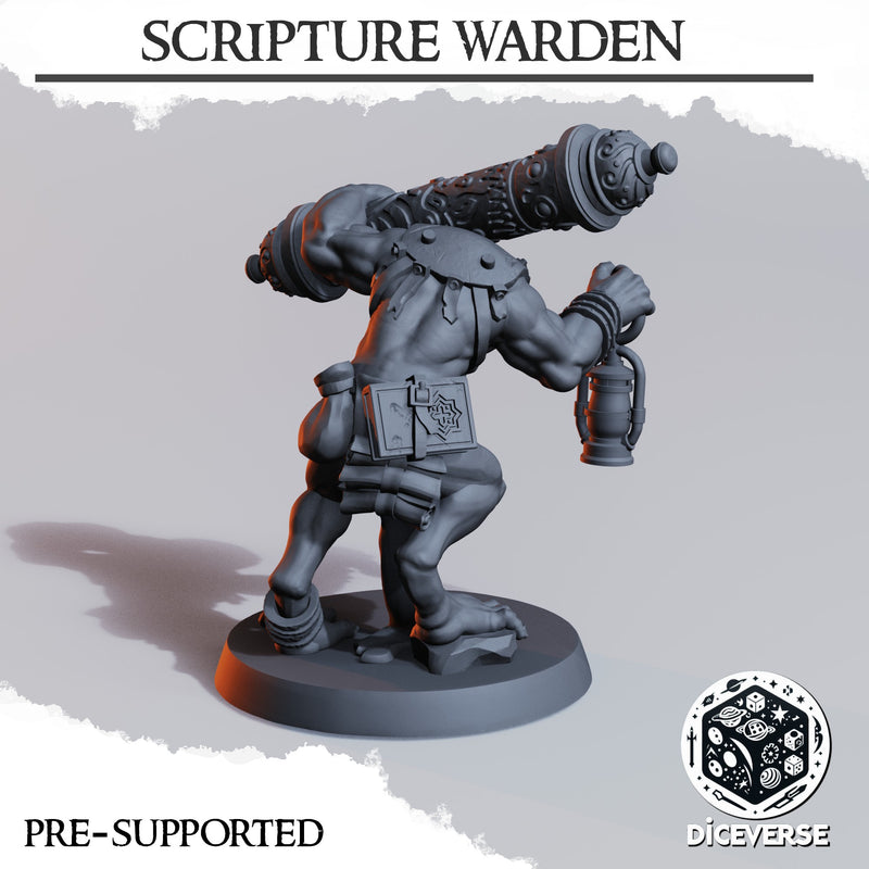 Scripture Warden Miniature | Trench Grimdark | Diceverse