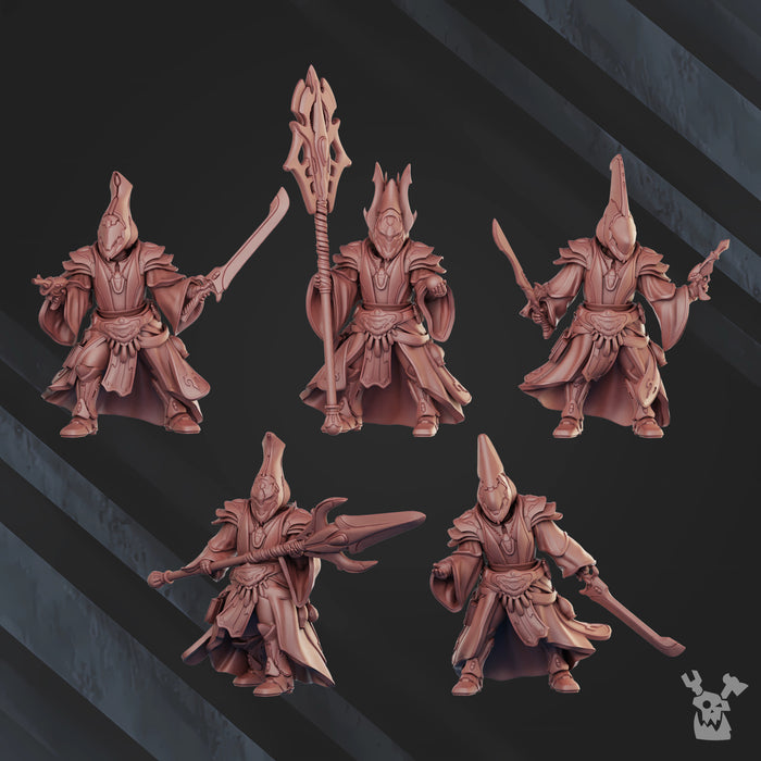 Shadow Caster Squad Miniatures | Dark Space Elves | Grimdark Miniature | DakkaDakka