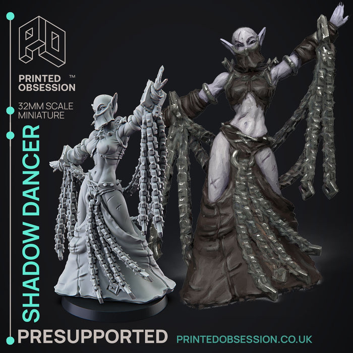 Shadow Dancer | Monsters of the Multiverse | Fantasy Miniature | Printed Obsession
