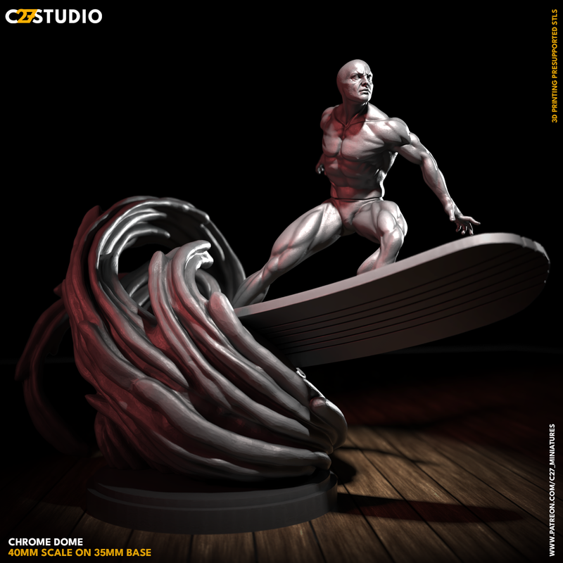 Chrome Dome | Heroes | Sci-Fi Miniature | C27 Studio