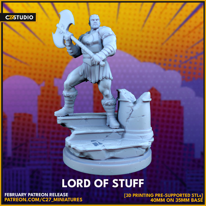 Lord of Stuff | Heroes | Sci-Fi Miniature | C27 Studio