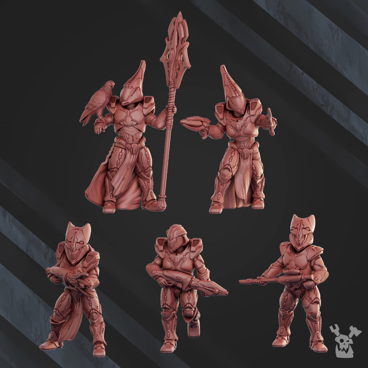 Star Alves Operational Miniatures | Dark Space Elves | Grimdark Miniat ...