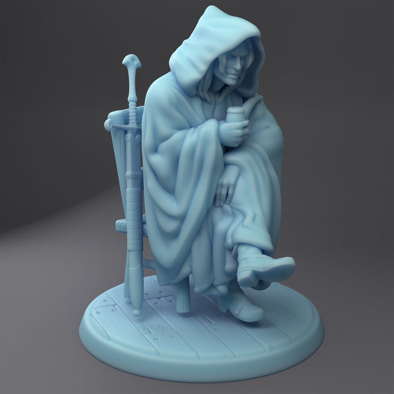 Mysterious Stranger | Tavern Miniature | Twin Goddess Miniatures