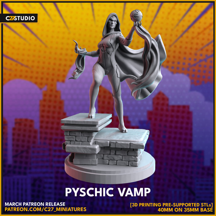 Psychic Vamp | Heroes | Sci-Fi Miniature | C27 Studio