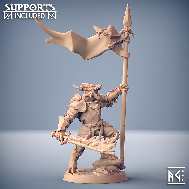 The Dragonguard Miniatures | Fantasy D&D Miniature | Artisan Guild