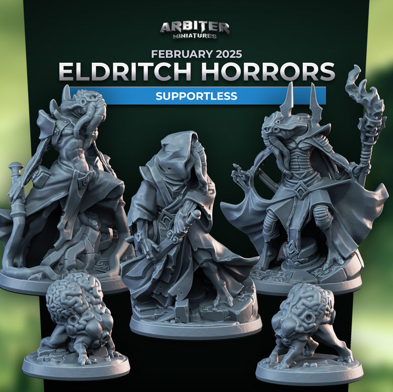 Eldritch Horror Miniatures | Pose Pack B | Arbiter Miniatures