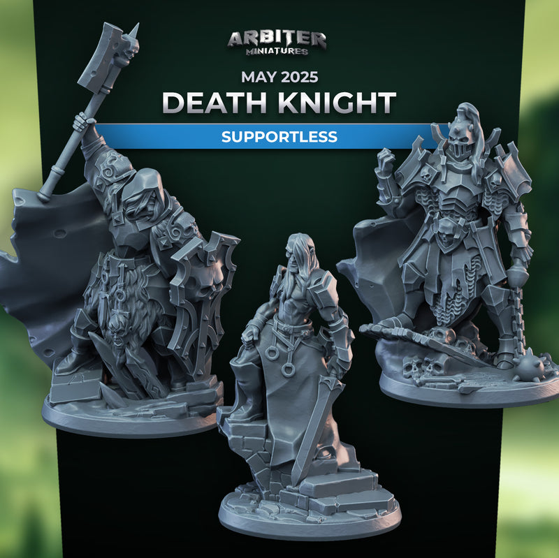 Death Knight Miniatures | Pose Pack B | Arbiter Miniatures
