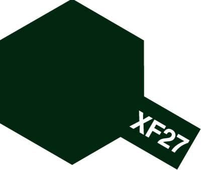 Tamiya Acrylic Paint Mini XF-27 Black Green