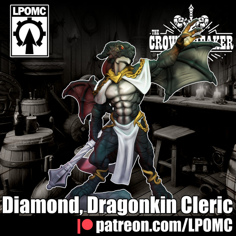 Dragonkin Cleric Diamond | The Crownbreaker | LPOMC