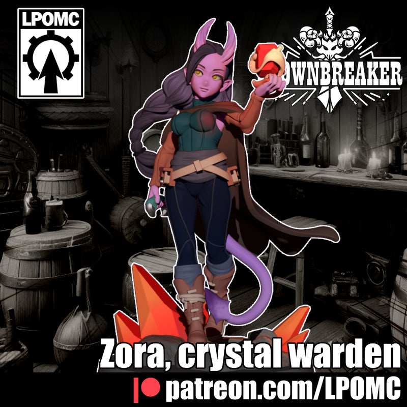 Rogue Mage Crystal Warden Zora | The Crownbreaker | LPOMC