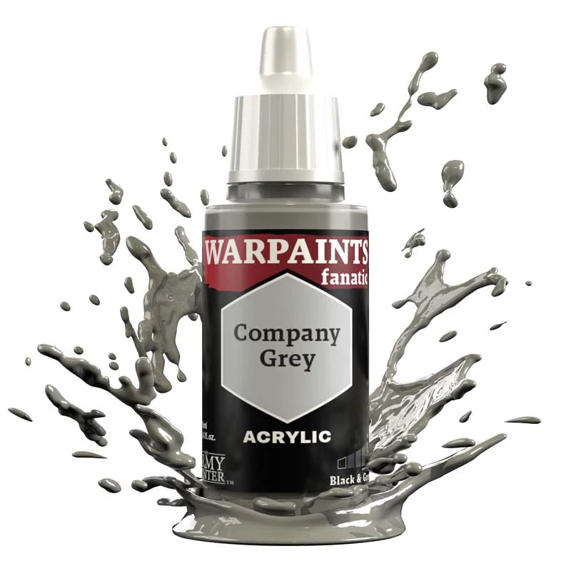 Black & Greys Flexible Triad | Warpaint Fanatic 18ml Acrylic | The Army Painter