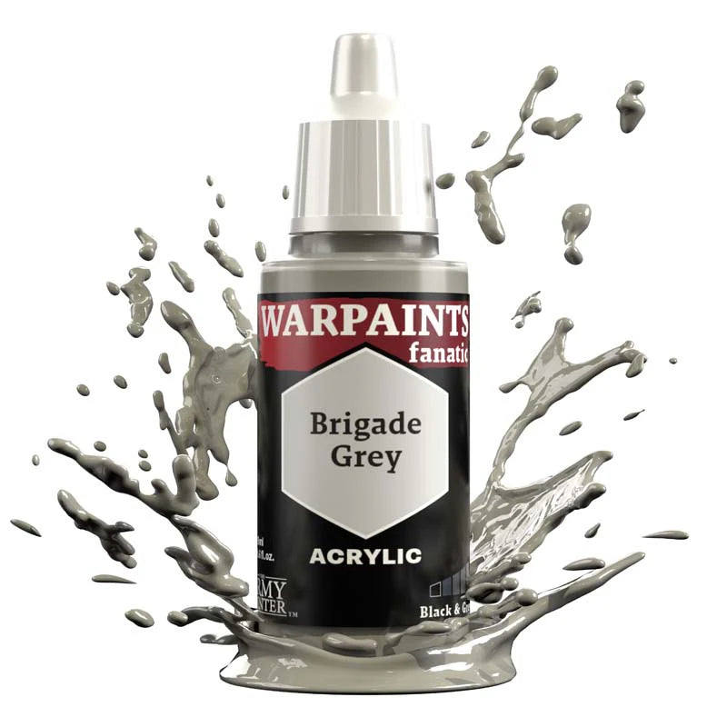 Black & Greys Flexible Triad | Warpaint Fanatic 18ml Acrylic | The Army Painter