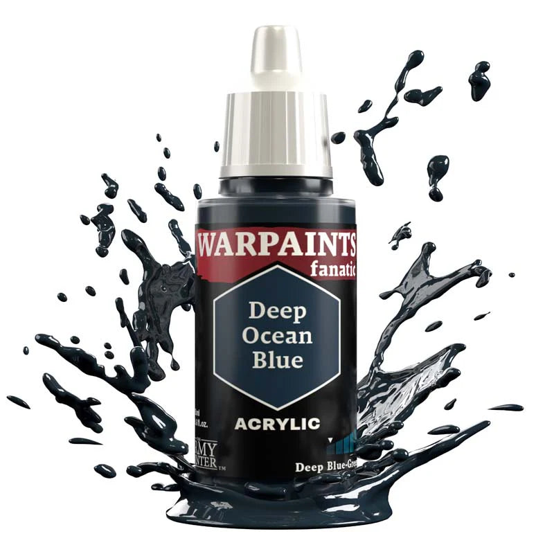 Deep Green-Blues Flexible Triad | Warpaint Fanatic 18ml Acrylic | The Army Painter