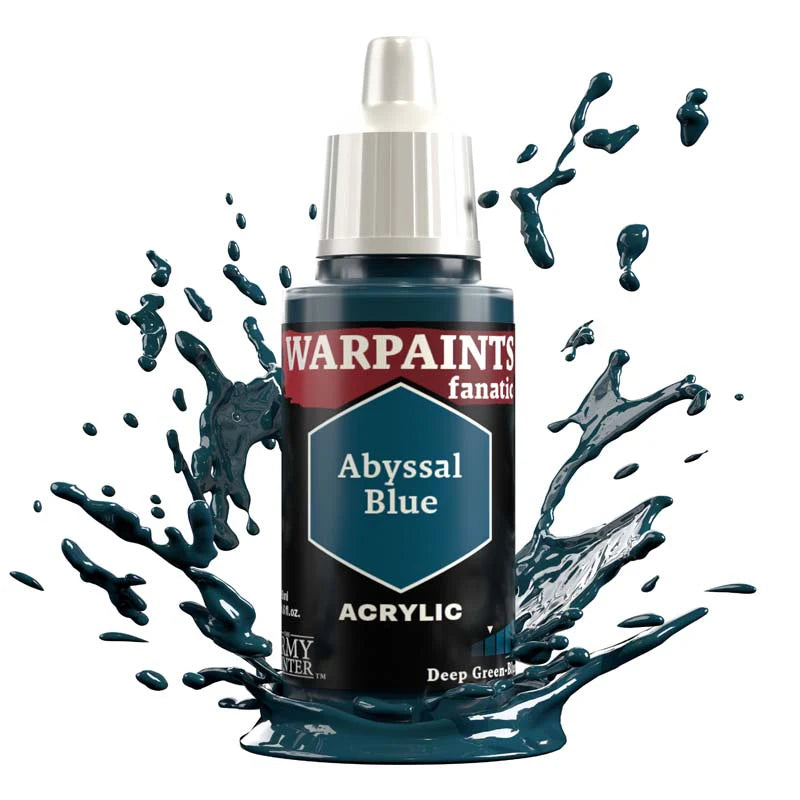 Deep Green-Blues Flexible Triad | Warpaint Fanatic 18ml Acrylic | The Army Painter