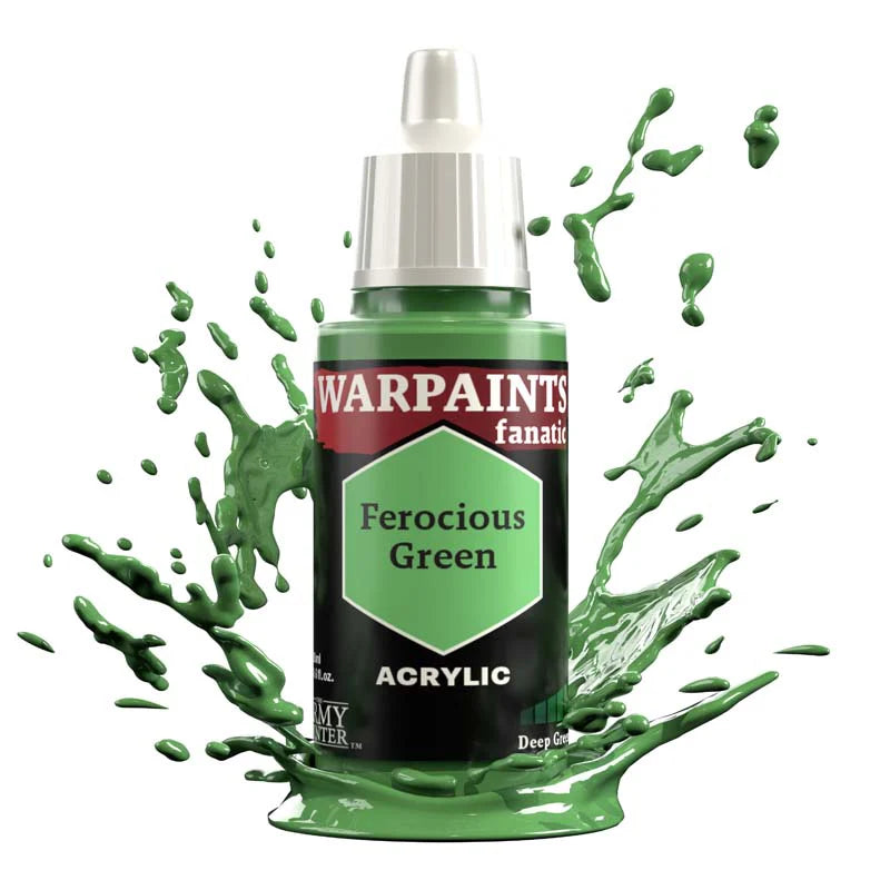 Deep Greens Flexible Triad | Warpaint Fanatic 18ml Acrylic | The Army Painter
