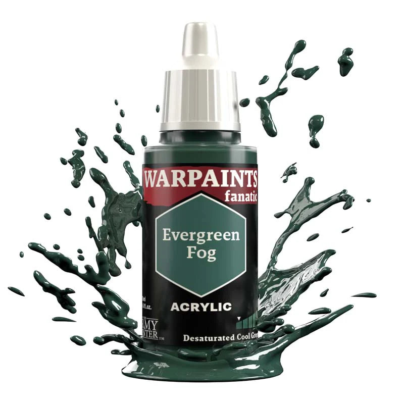 Desaturated Cool Greens Flexible Triad | Warpaint Fanatic 18ml Acrylic | The Army Painter
