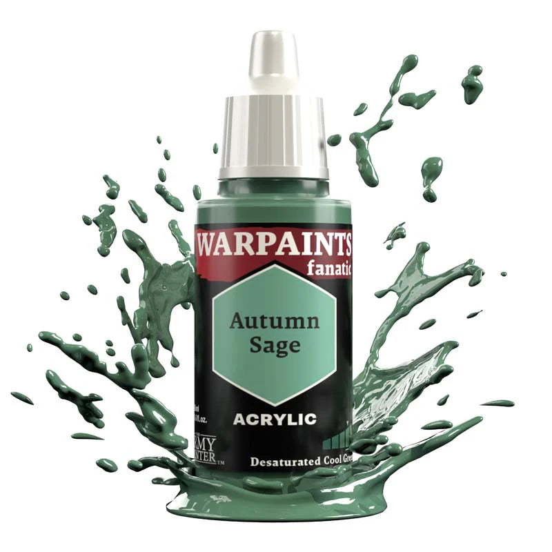 Desaturated Cool Greens Flexible Triad | Warpaint Fanatic 18ml Acrylic | The Army Painter