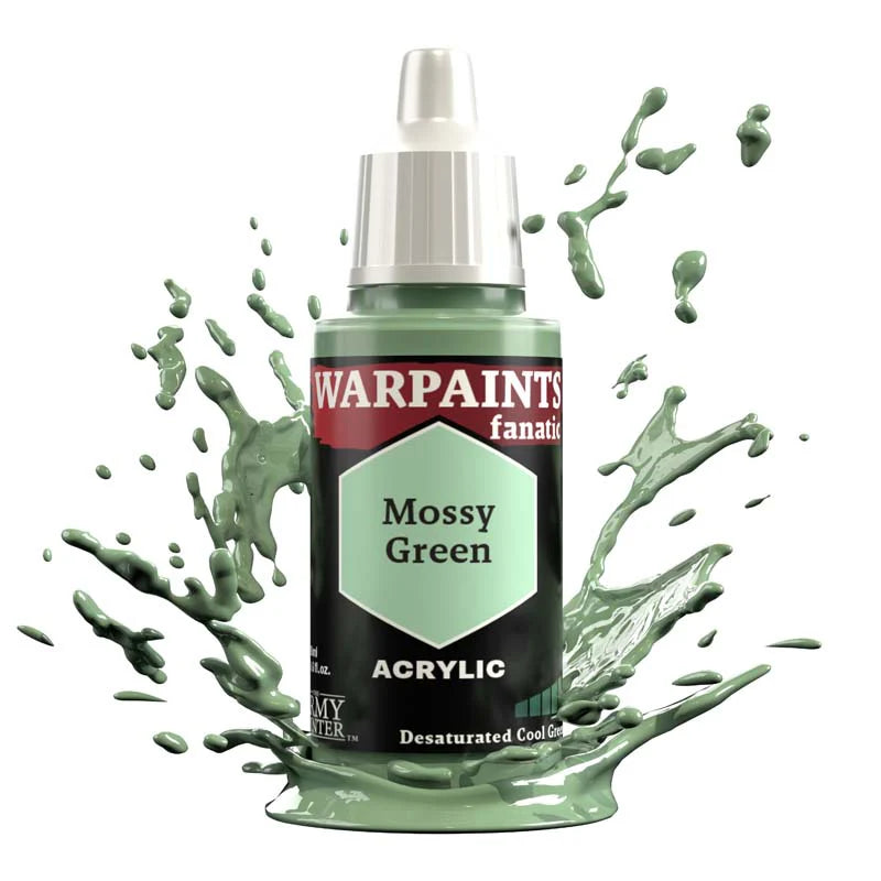 Desaturated Cool Greens Flexible Triad | Warpaint Fanatic 18ml Acrylic | The Army Painter