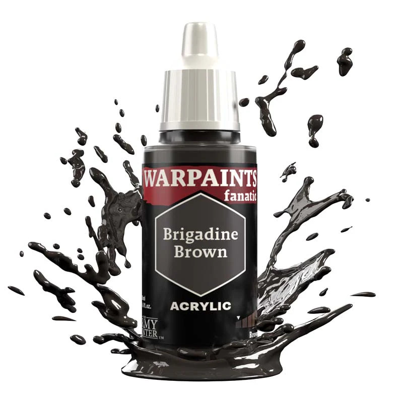 Browns Flexible Triad | Warpaint Fanatic 18ml Acrylic | The Army Painter