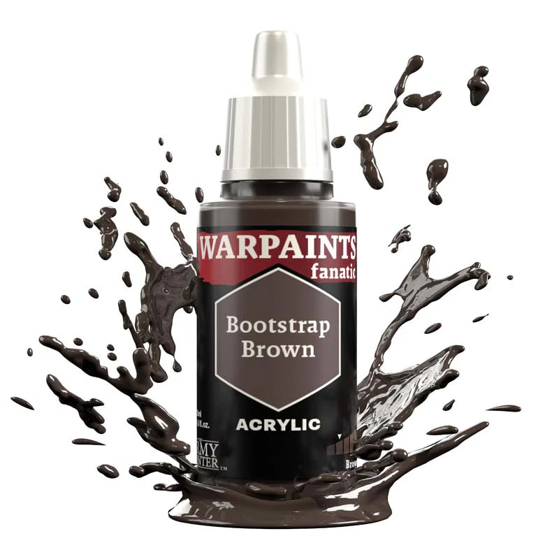 Browns Flexible Triad | Warpaint Fanatic 18ml Acrylic | The Army Painter