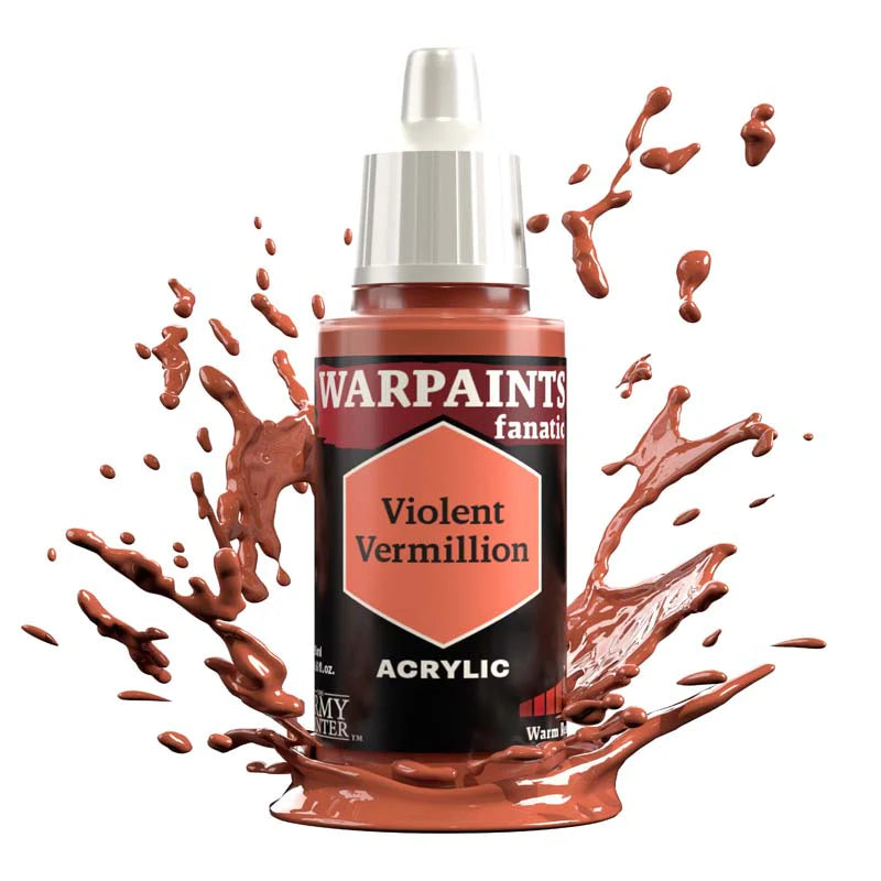 Warm Red Flexible Triad | Warpaint Fanatic 18ml Acrylic | The Army Painter