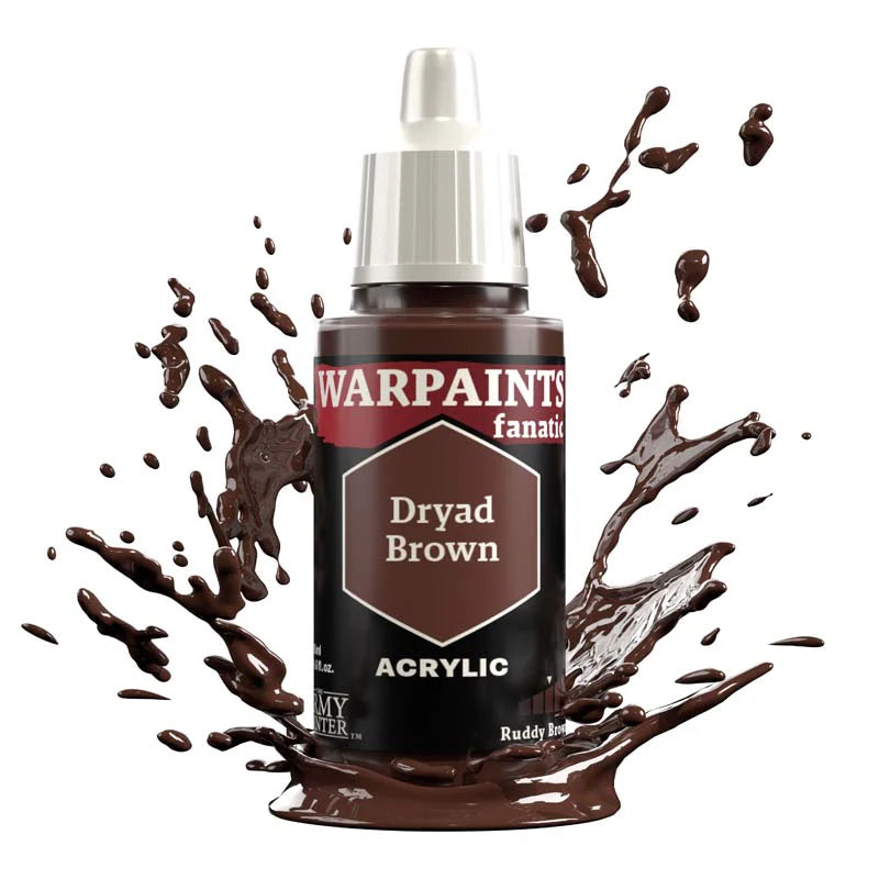 Ruddy Browns Flexible Triad | Warpaint Fanatic 18ml Acrylic | The Army Painter