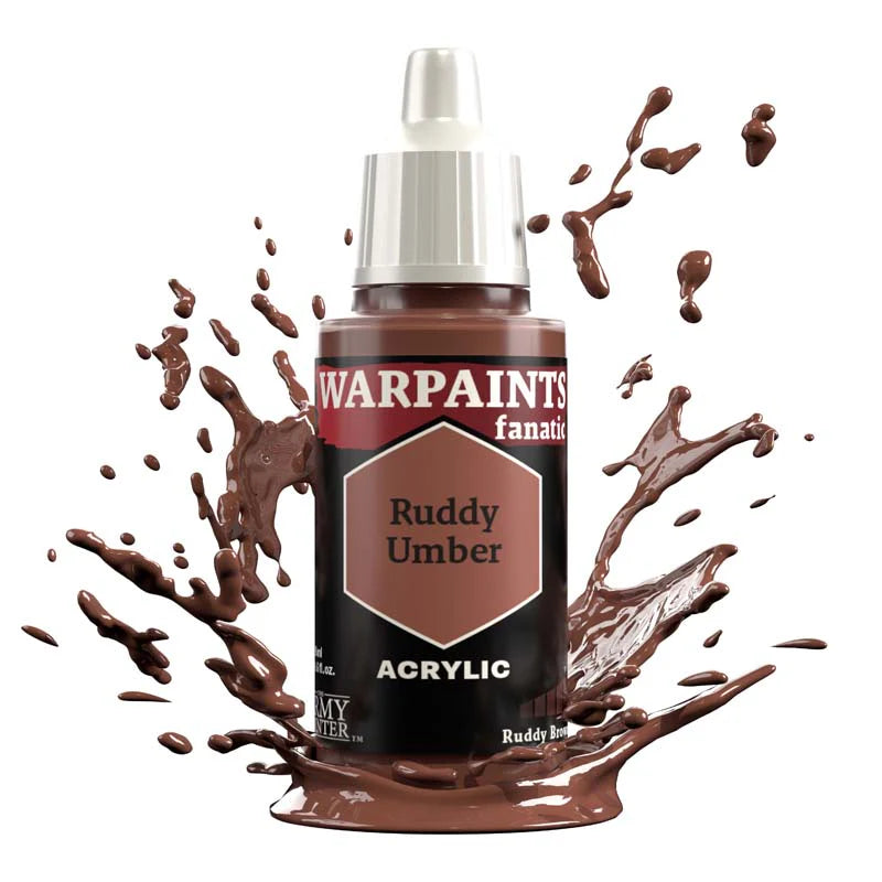 Ruddy Browns Flexible Triad | Warpaint Fanatic 18ml Acrylic | The Army Painter