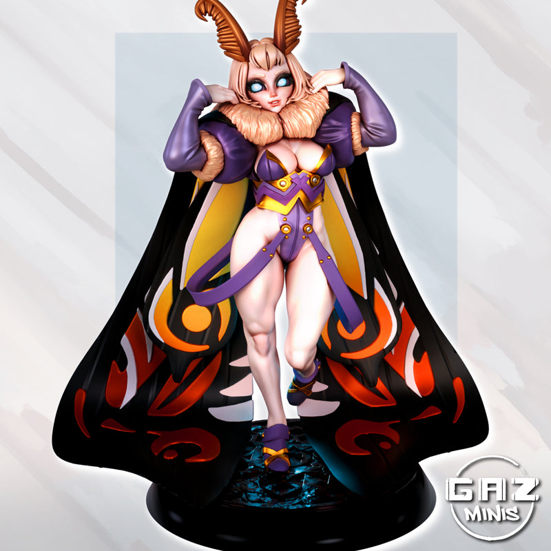 Monster Girl Mothara Kaiju | Fantasy Pin-Up | Fantasy Miniature | Gaz Minis