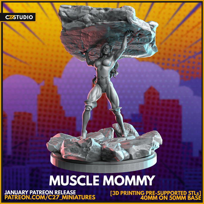 Muscle Mommy | Heroes | Sci-Fi Miniature | C27 Studio