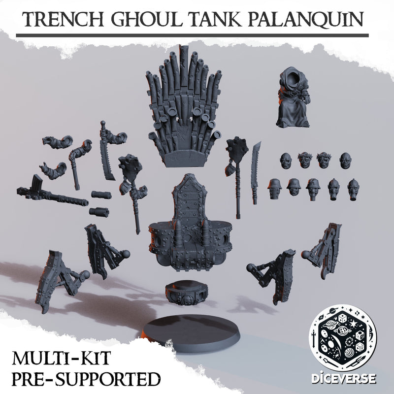 Trench Ghoul Tank Palanquin | Trench Grimdark | Diceverse