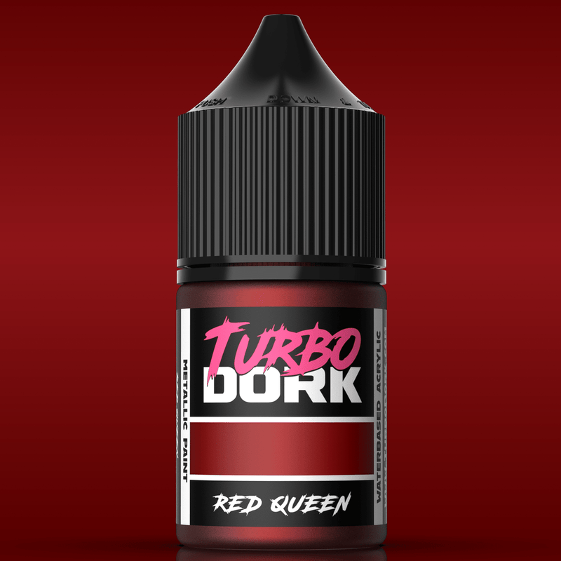 Turbo Dork: Red Queen Metallic Acrylic Paint 22ml