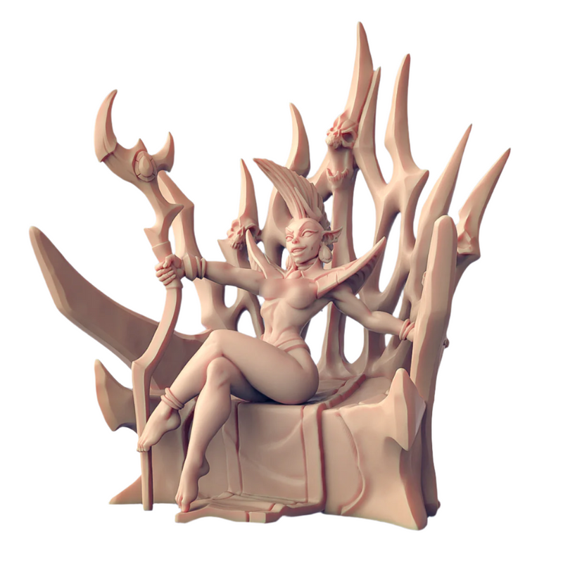 Valykka Bride of Tialevor Pin-Up | Ashen Alfar Inquisitors | Fantasy D&D Miniature | Artisan Guild